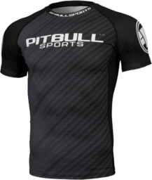 Pit Bull Rashguard Krótki Rękaw Shortsleeve Raster Grey