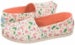 Espadryle Toms Alpargata Natural Hawaiian Flamingos Print 10017798