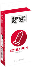 Secura Extra Fun - prezerwatywa w kropki -