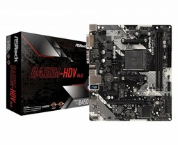 ASRock Płyta główna B450M-HDV R4.0 AM4 2DDR4 VGA/DVI/HDMI/M.2