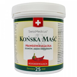 Herbamedicus Końska Maść - Rozgrzewająca - Szwajcarska -