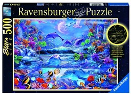 Ravensburger PUZZLE 500 ŚWIECąCE - MAGICZNY śWIAT