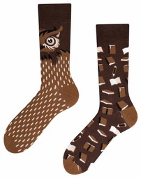 Todo Socks Smart Owl,, Mądra Sowa, Kolorowe Skarpetki