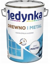 Jedynka Farba Do Drewna I Metalu Biała Połysk