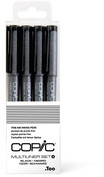 COPIC Multiliner Cienkopis 0.5,0.3,0.1,0.05 czerń