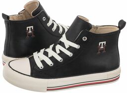 Trampki Tommy Hilfiger High Top Lace-Up Sneaker Black