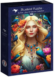 Puzzle 1000 Kolekcja natury - Aurora - Bluebird