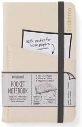 Bookaroo Notatnik Journal Pocket A6 - Kremowy -