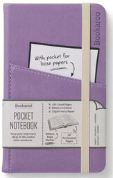 Bookaroo Notatnik Journal Pocket A6 - Jasny fiolet