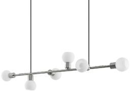 Lindby - Biscala Lampa Wisząca Nickel/Opal