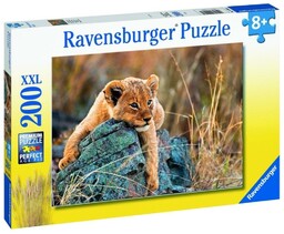 Ravensburger PUZZLE 200 MAłY LEW XXL