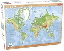 Puzzle 1000 World Map - Tactic