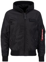 Kurtka Alpha Industries MA-1 TT Hood - Black/Black