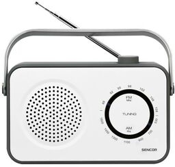 Sencor SRD 2100 W Radio FM Biały Radioodbiornik