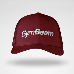 GymBeam Bejsbolówka Mesh Panel Cap Burgundy