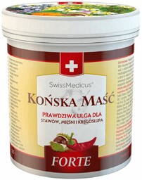 Herbamedicus Końska Maść - Rozgrzewająca - Forte -