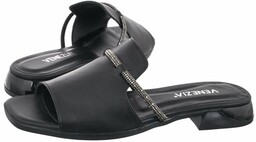 Klapki Venezia Czarne 08-330 Black (VE768-a)