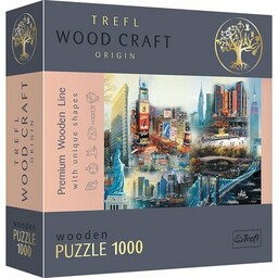 TREFL Puzzle Wood Craft Nowy Jork kolaż 20147