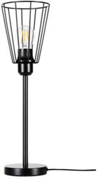 Lampa stołowa Swan 1xE27 Max.25W Czarny metal/czarny kabel