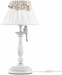 Maytoni Bird ARM013-11-W lampa stołowa metalowa biała rama