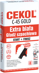 Gładź szpachlowa biała C-45 1 kg CEKOL