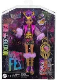 MONSTER HIGH Lalka Fest Clawdeen Wolf HXH80