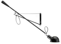 Flos - 265 Lampa Ścienna Small Black Flos