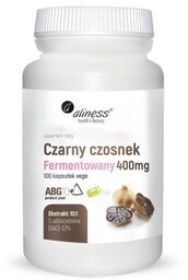 ALINESS Czarny czosnek fermentowany 400mg, 100 kapsułek