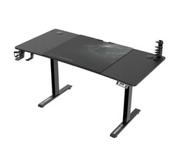 Ultradesk LEVEL V2 140cm Regulacja wysokości Czarny Biurko