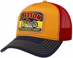 Czapka Trucker Motorcross Team by Stetson, czerwony, One