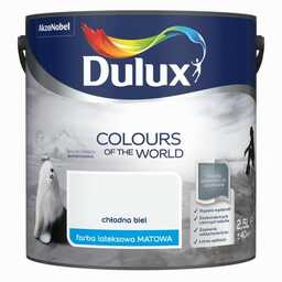 DULUX Kolory Świata chłodna biel 2,5L