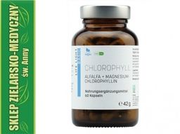 CHLOROPHYLL 60 KAPSUŁEK CHLOROFIL Z LUCERNY SIEWNEJ