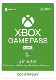 Xbox Game Pass PC 3 miesiące Oficjalna dystrybucja