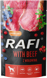 Rafi Dog, 10 x 500 g - Wołowina