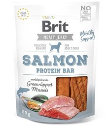 BRIT meaty jerky SALMON protein bar - 80g