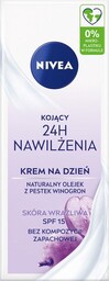 NIVEA 24H Nawilżenia Kojąco-nawilżający krem na dzień SPF