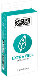 CIENKIE PREZERWATYWY SECURA EXTRA FEEL 12 SZT. 281459