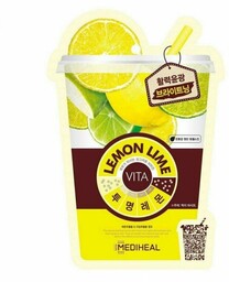 Maska w płachcie Lemon Lime rozświetlająca, Mediheal