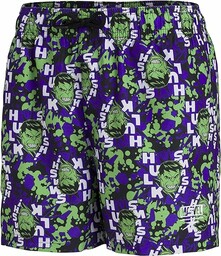 Speedo Chłopcy Marvel Allover 13" Swim Trunks Hulksmash