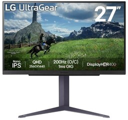 LG MONITOR LED 27" 27GS85Q-B 180Hz