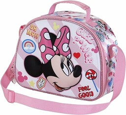 Disney Myszka Minnie Power Torba na Lunch, Różowy,