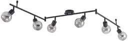 Lindby - Eridia 6 Lampa Sufitowa Black