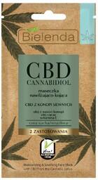 BIELENDA_CBD Cannabidiol maseczka nawilżająco-kojąca dla cery suchej