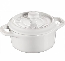 Staub Mini Cocotte Okrągły 200 Ml, Biały Gift