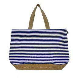 Cawoe Torba plażowa Canvas Beach Bag 40x55 biała