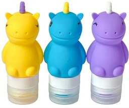 Butelki Yumbox Squeezy Unicorn Bottles 3 x 60