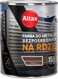 Farba do metalu 750 ml brąz połysk ALTAX