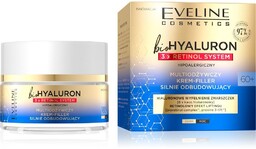 Eveline bioHYALURON 3xRetinol System 60+ Multiodżywczy Krem-Filler silnie