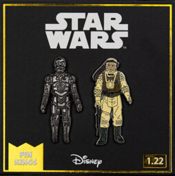 Przypinka Star Wars - C-3PO & Luke Skywalker