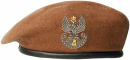 Beret Wojska Polskiego WOT Galowy - Brązowy